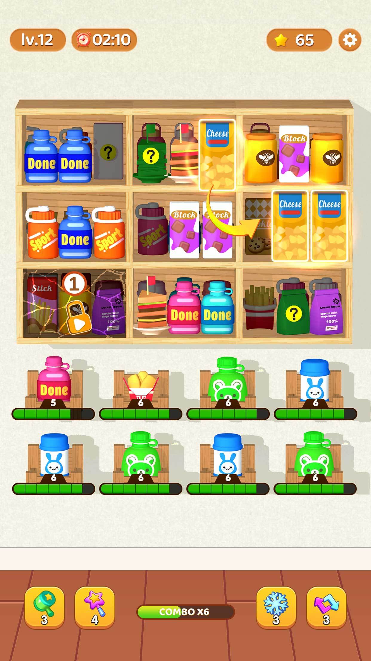 Screenshot of Goods Sort™ - Sorting Games