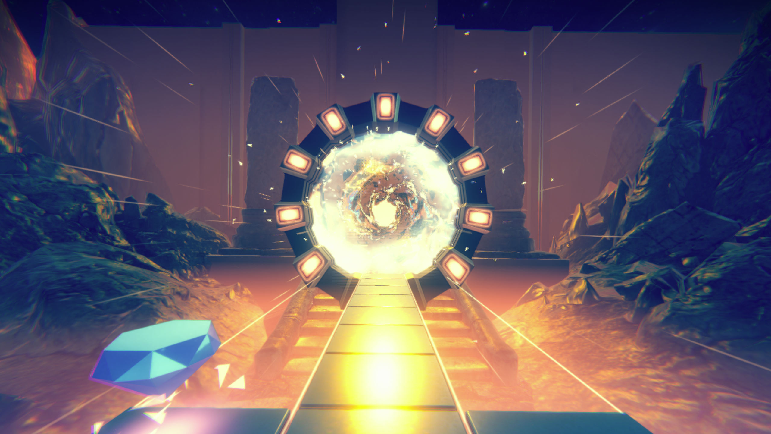 Super Glitch Dash Game Screenshot