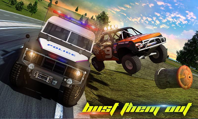Police Car Smash 2017 Game Screenshot