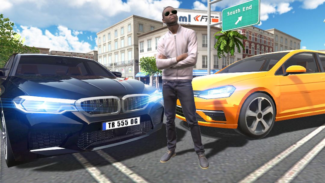 Screenshot of City Car Driving Racing Game