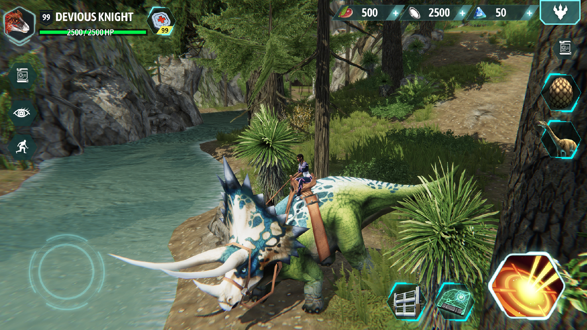 Dino Tamers - Jurassic MMO Game Screenshot