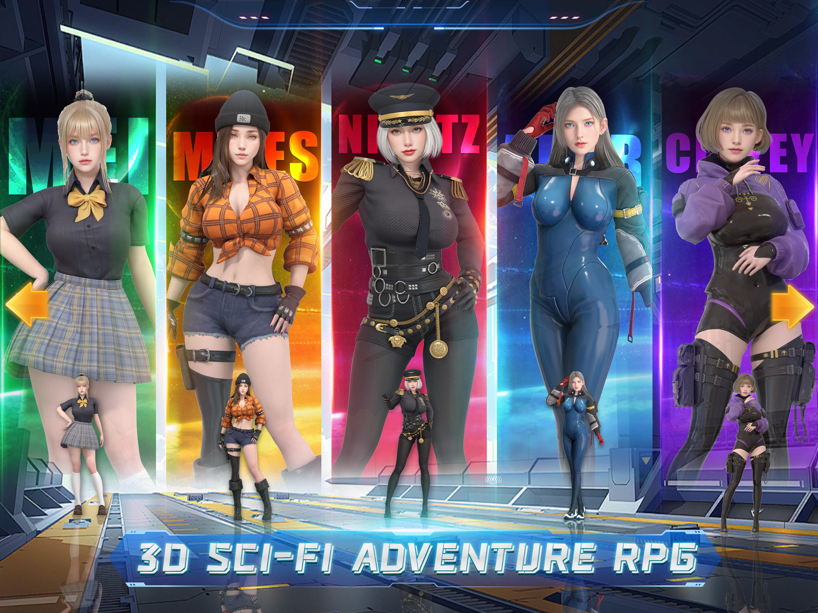 Legend of Goddess:The Last War Game Screenshot