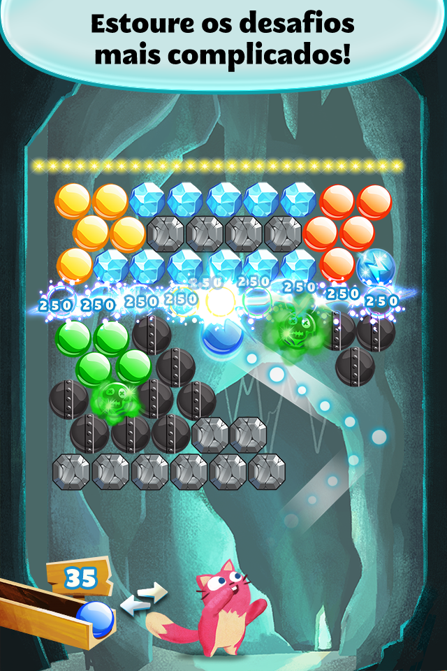 Captura de Tela do Jogo Bubble Mania: Halloween