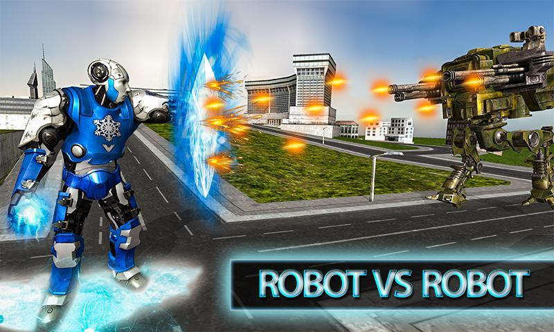 Ice Hero Robot 3D: Flying Robot Fighting Gameのキャプチャ