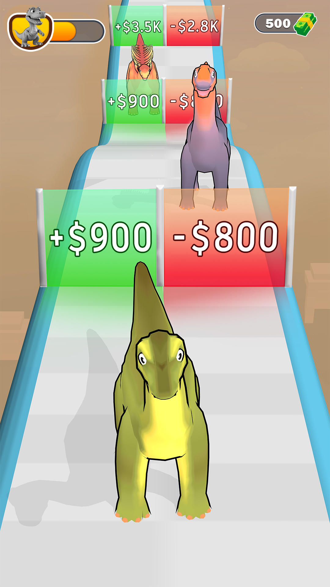 Dino Rush: Dinosaur Evolution ゲームのスクリーンショット