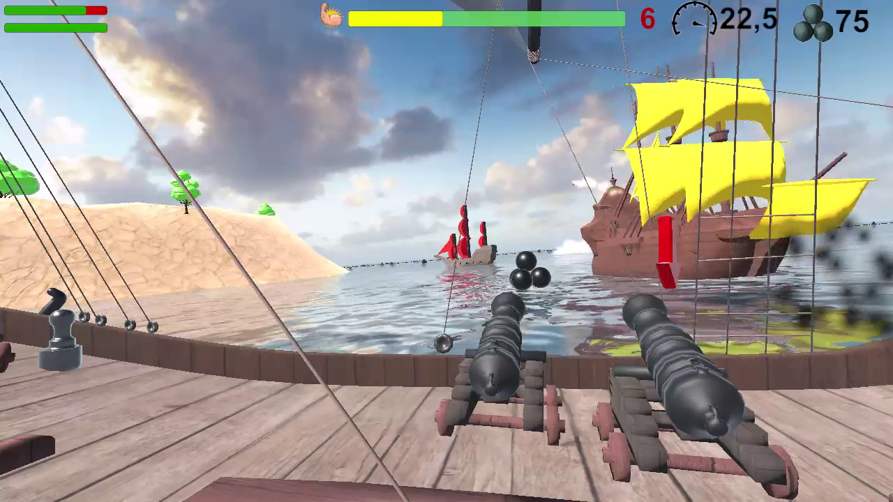 Screenshot 2 of Sea battle. Pirate attack. 