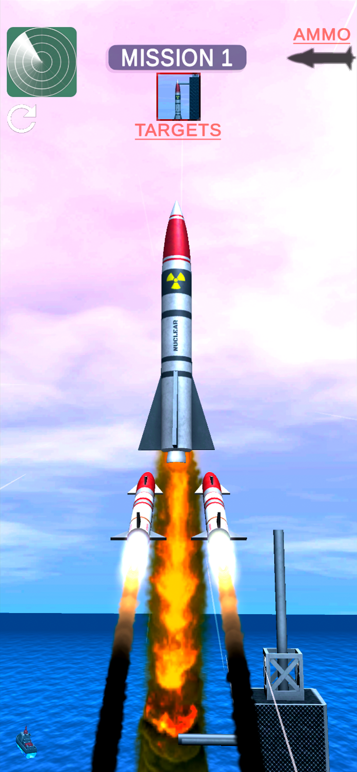 Boom Rockets 3D 게임 스크린 샷
