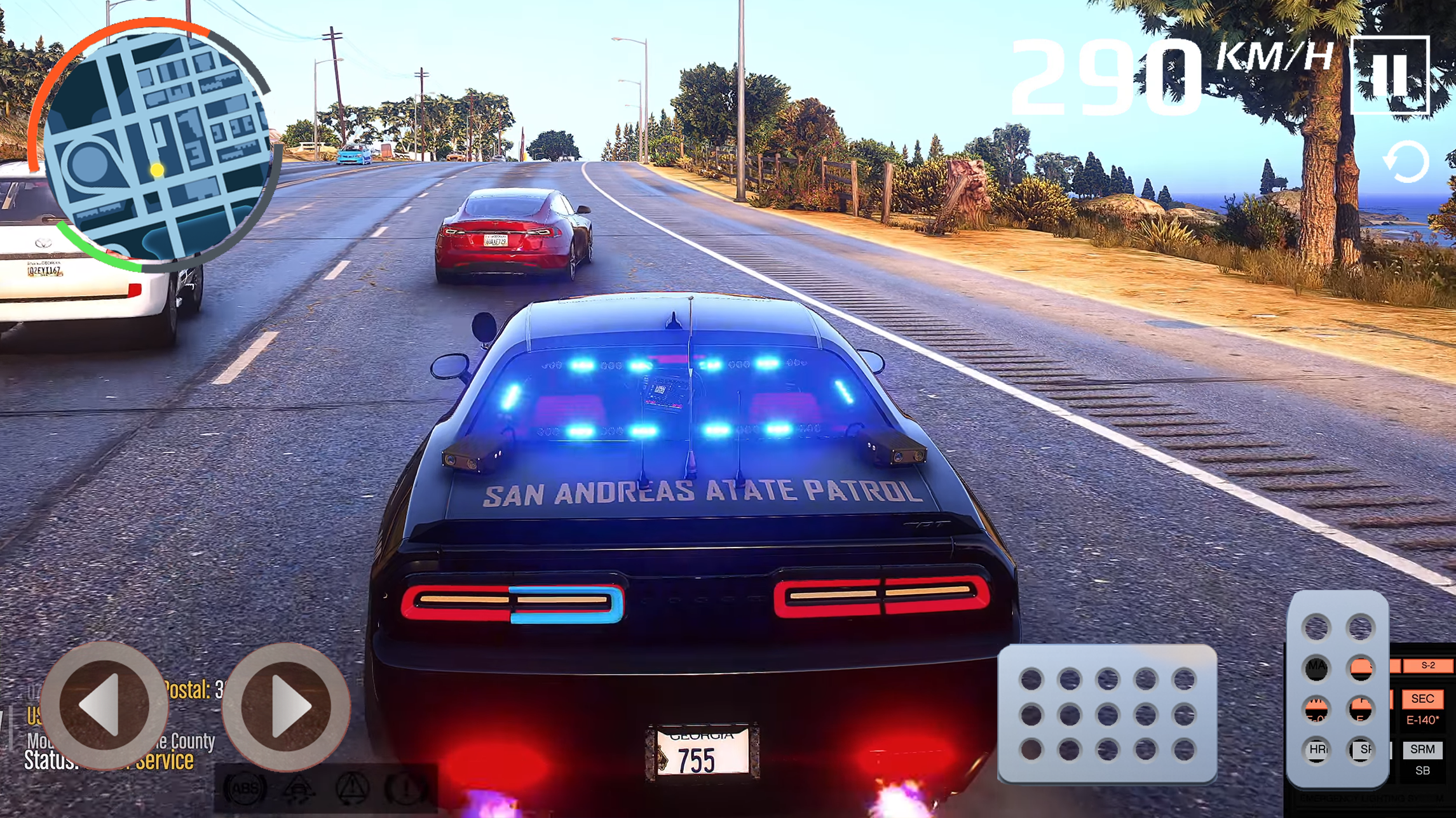 Captura de Tela do Jogo Police Officer Highway Patrol