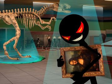 Stickman Museum Robbery Escape Game Screenshot