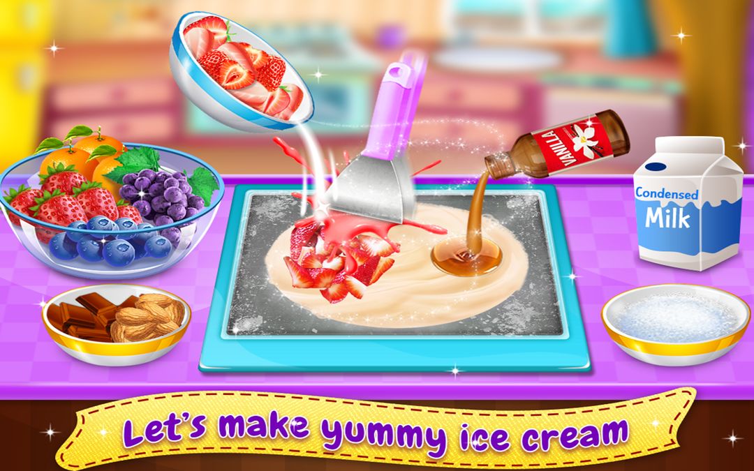 Ice Cream Roll - Stir-fried 게임 스크린 샷
