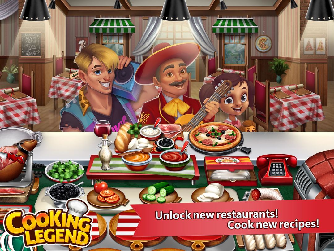 Cooking Legend - Fun Restaurant Kitchen Chef Game ภาพหน้าจอเกม