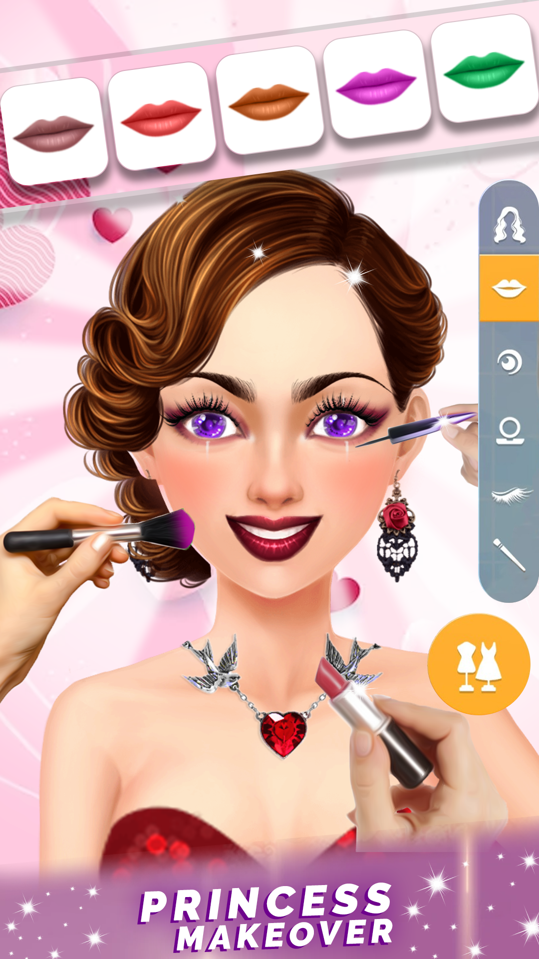 Скриншот игры Fashion Show Makeup Girl Games