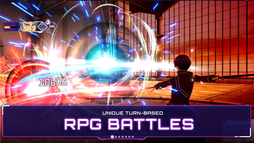 Screenshot of SAO Unleash Blading