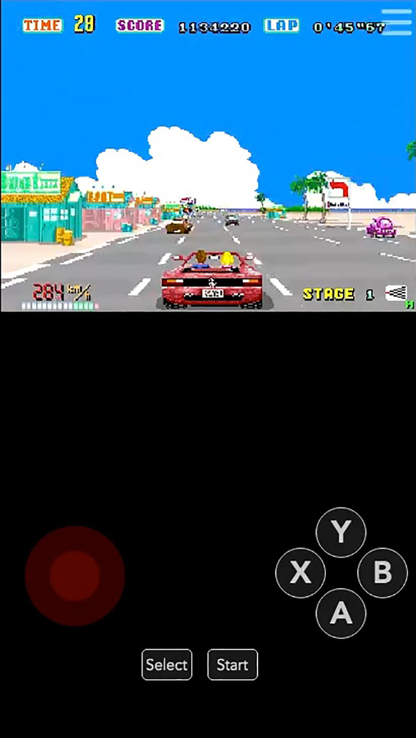 OutRun Game Screenshot