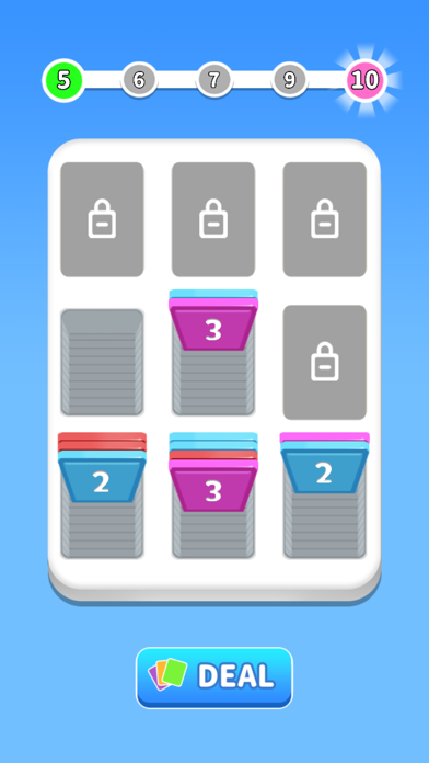 Скриншот игры Card Sort-Order Puzzle Games
