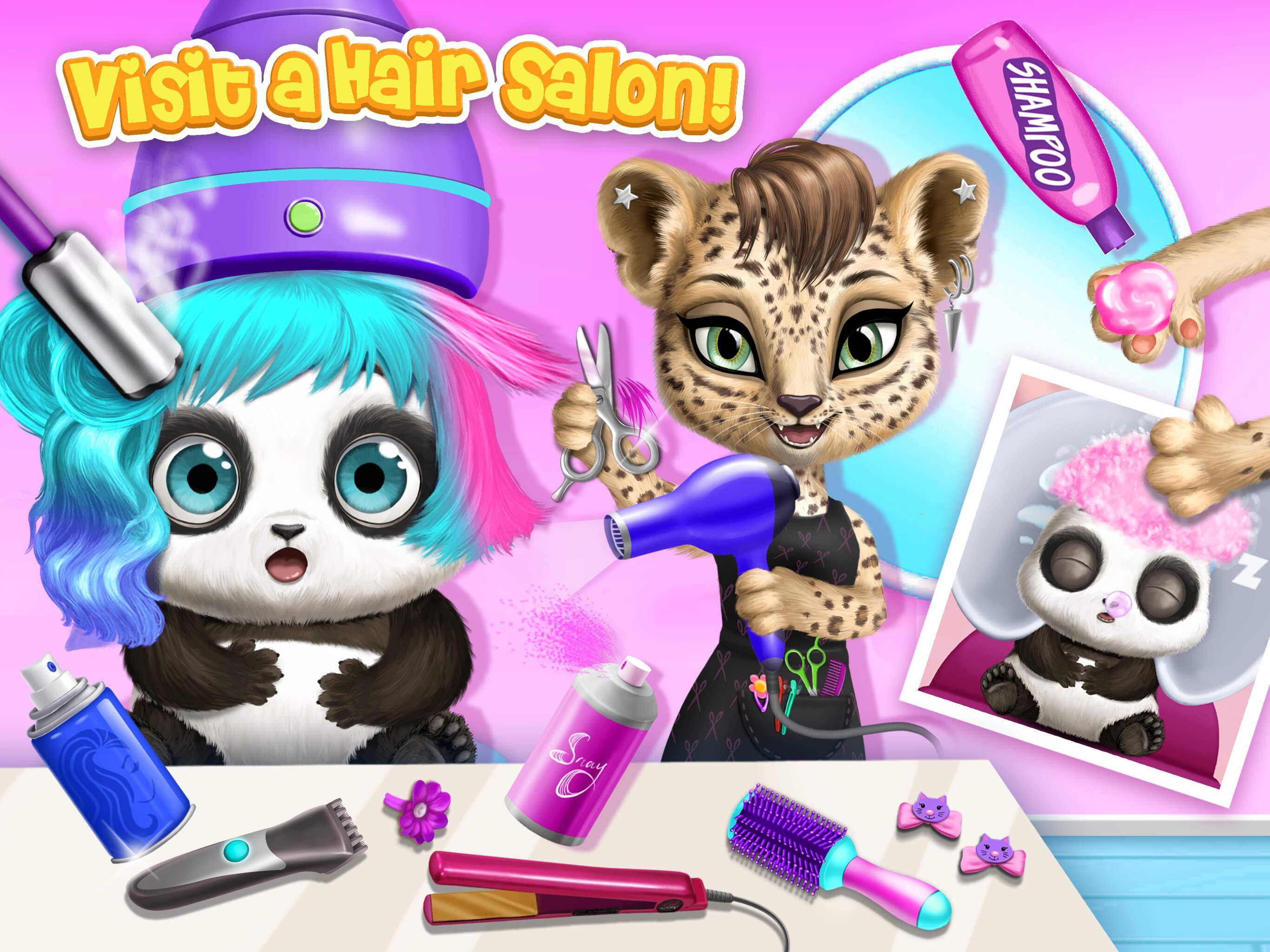 Panda Lu Baby Bear City Game Screenshot