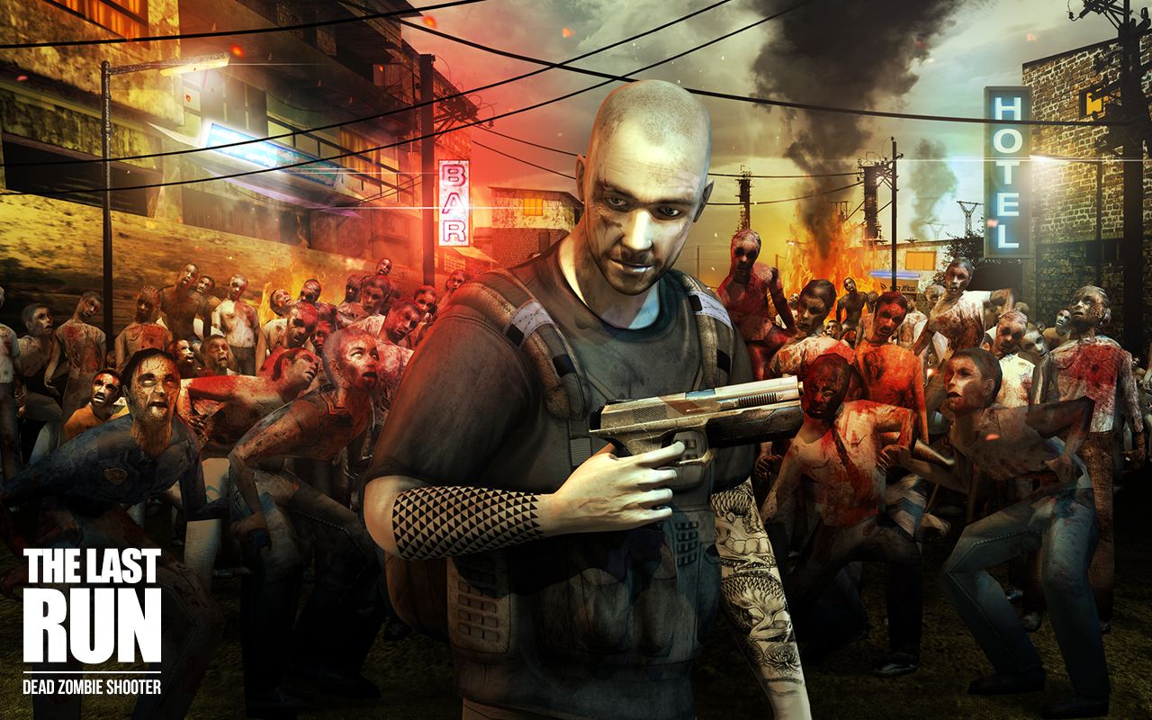 Captura de Tela do Jogo Last Run: Dead Zombie Shooter