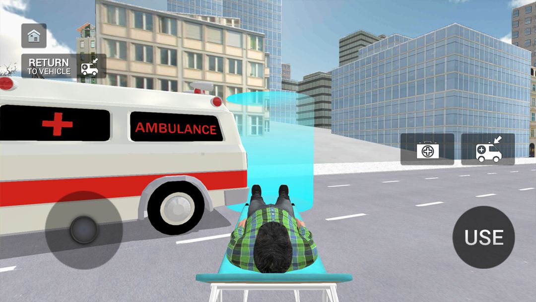 Screenshot of Ambulance Simulator Car Driver