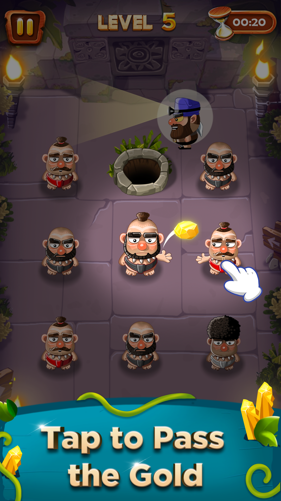 Guardians of Gold - Brain Game Game Screenshot