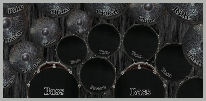 Banner of Drum kit metal 2.04