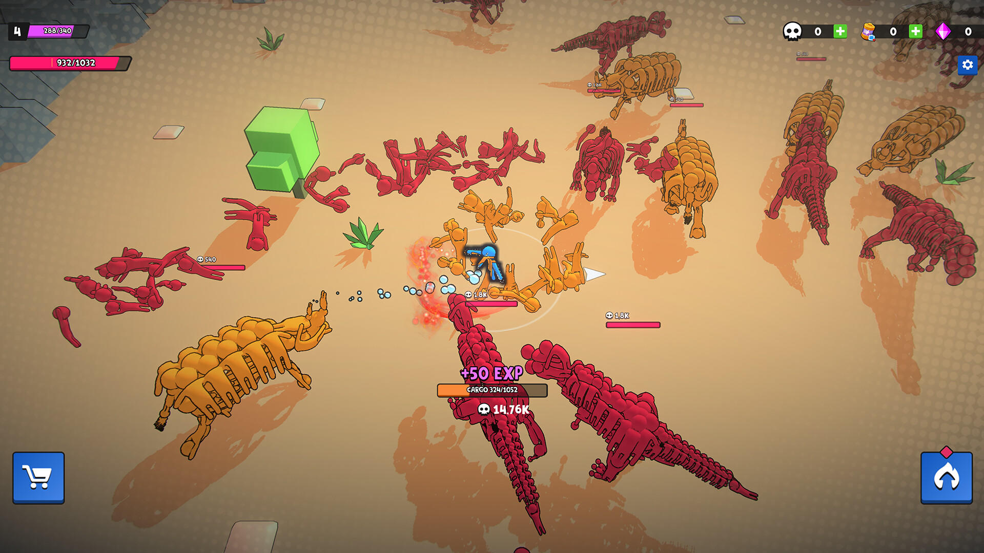 Human Eater Idle Game Screenshot
