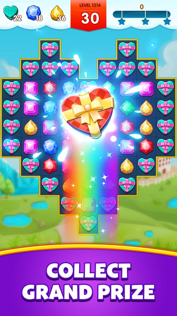 Screenshot of Jewels Legend - Match 3 Puzzle
