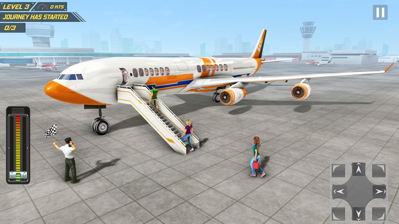 Screenshot 1 of 城市飞机飞行员飞行游戏：飞机游戏 3.1.4