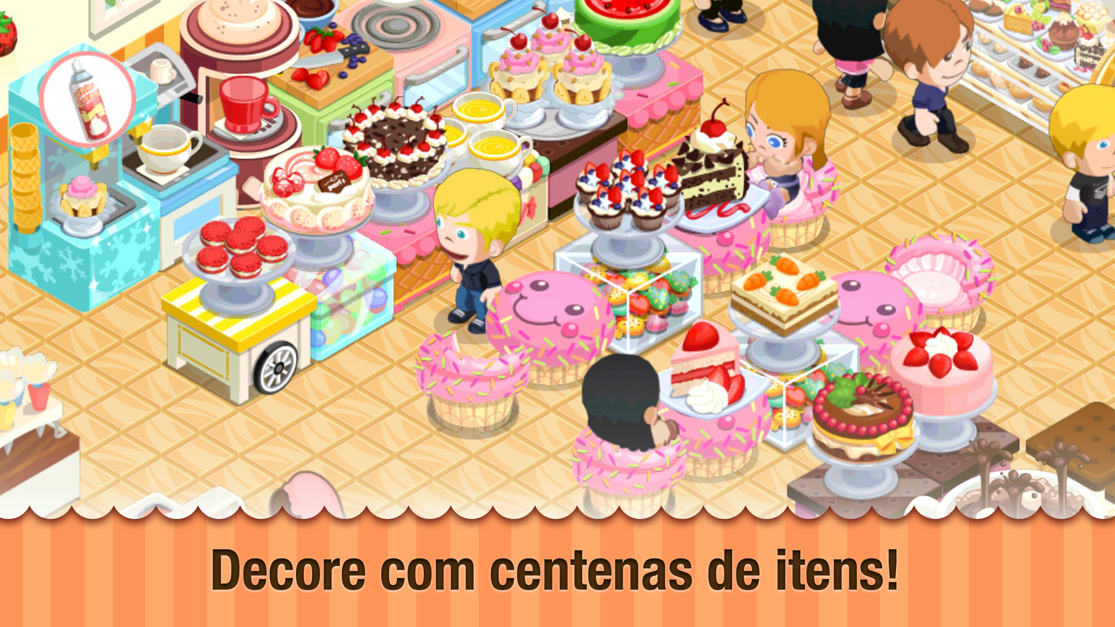 Captura de Tela do Jogo Bakery Story: Valentines Day
