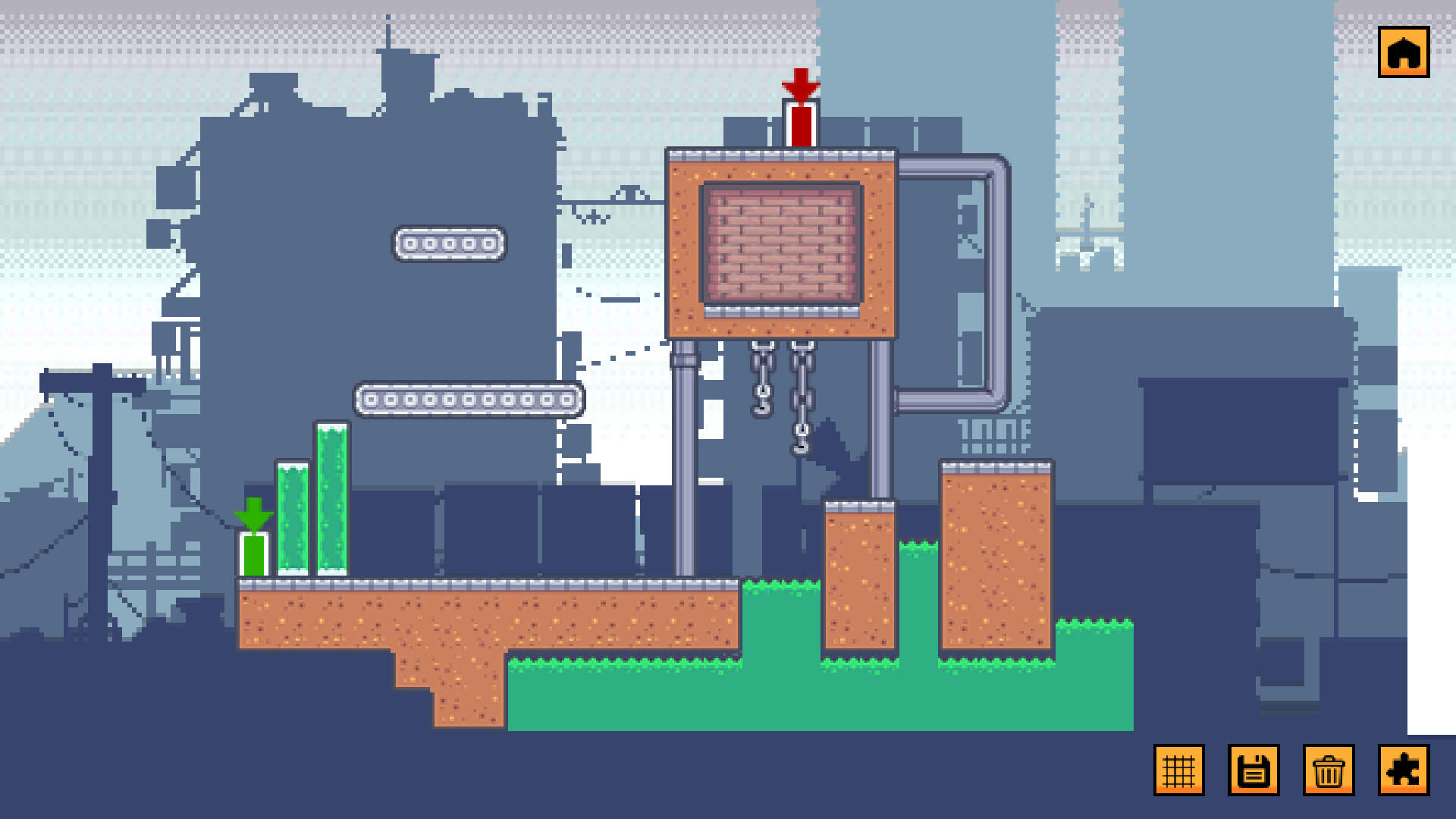 Скриншот игры Pixel Race Maker