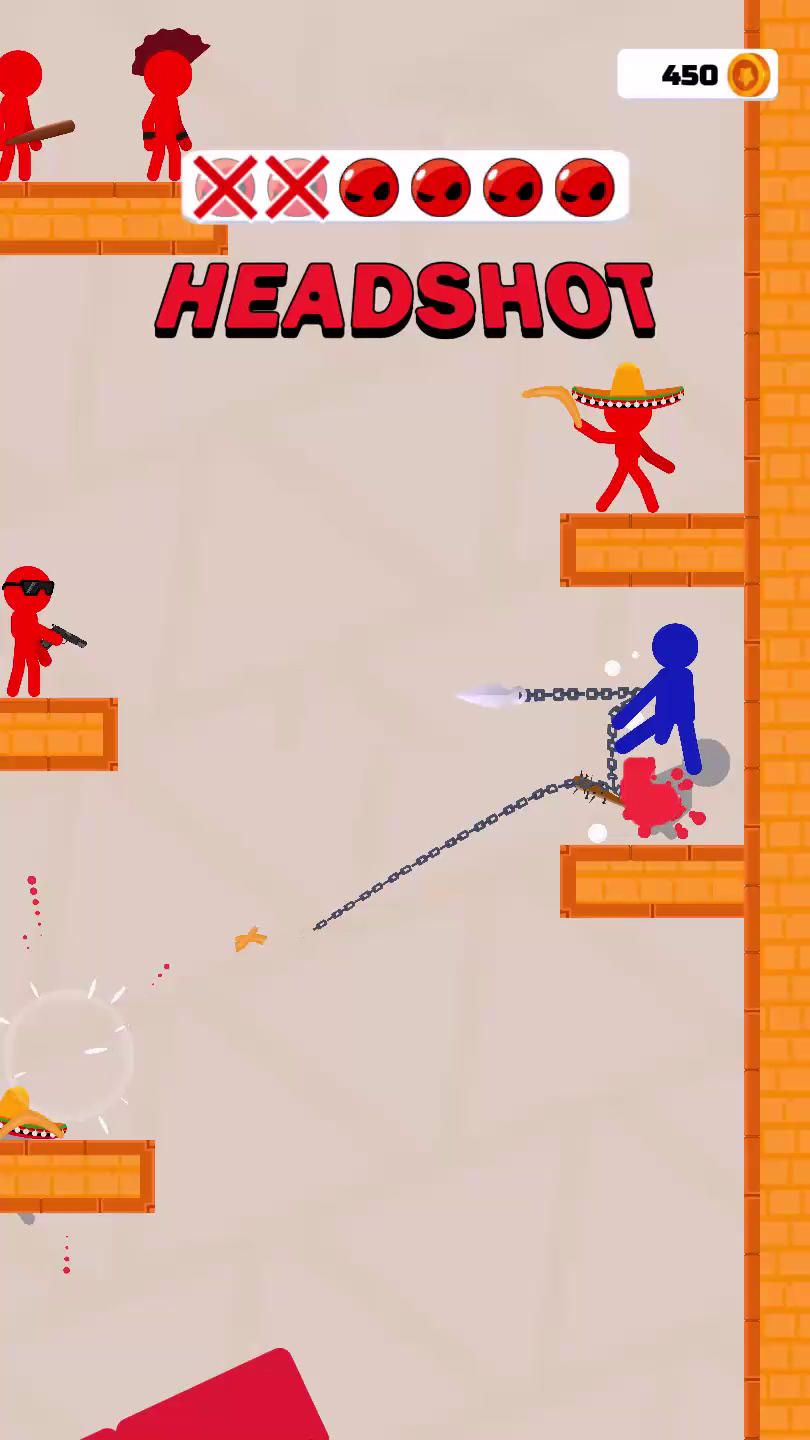 StickMan Teleport 2D Game Screenshot
