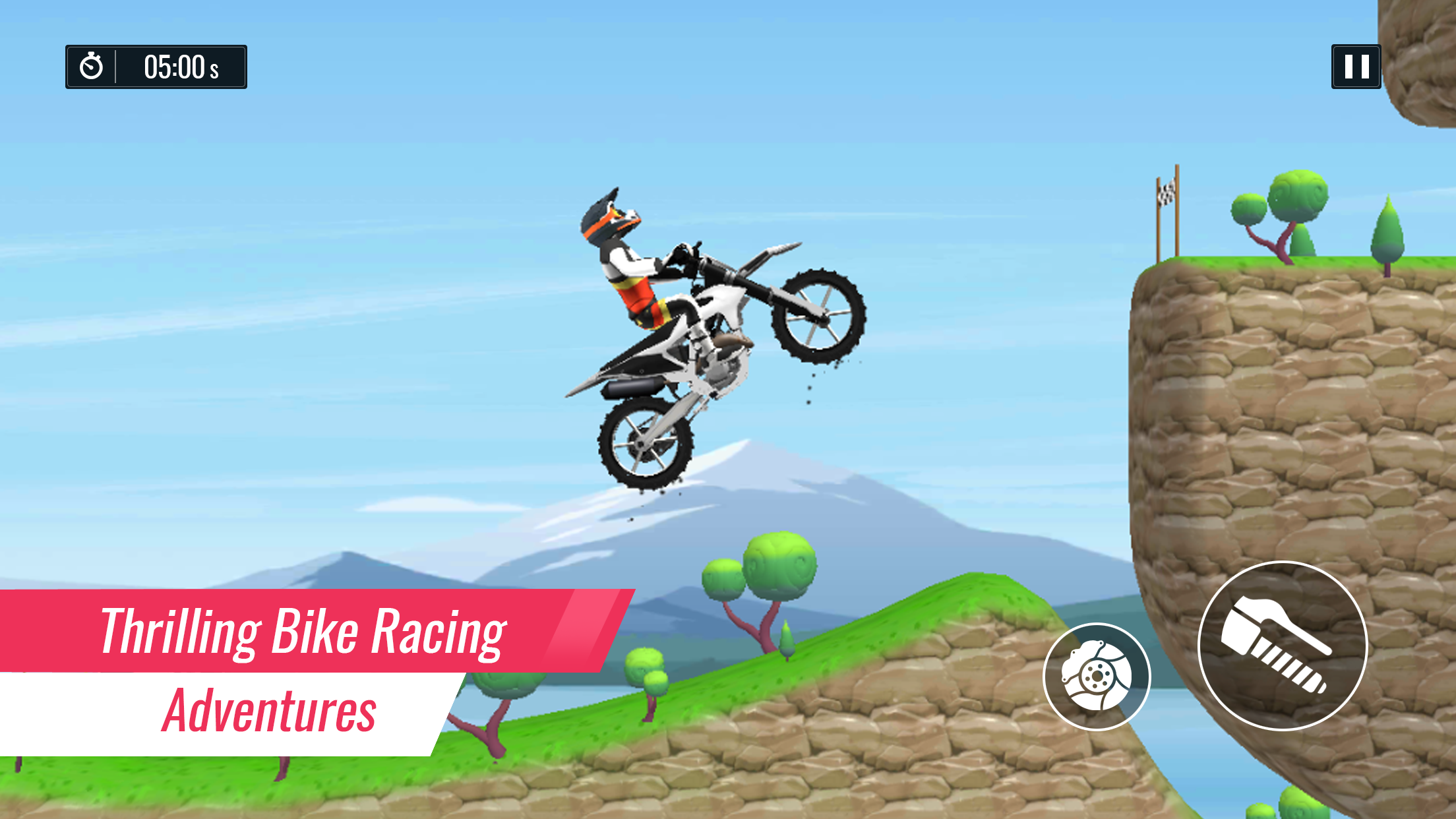 Moto Rider Bike Race Game ゲームのスクリーンショット