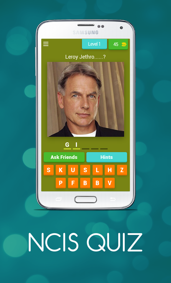 NCIS Quiz Game Screenshot