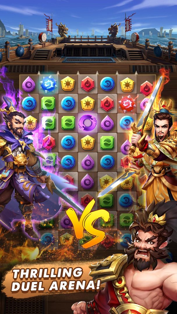 Three Kingdoms & Puzzles: Match 3 RPG screenshot game