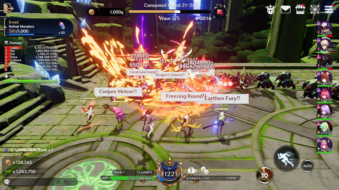 Screenshot of Crystal Knights-32 Player Raid