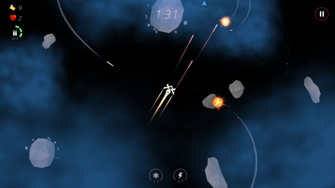 2 Minutes in Space: Missiles! screenshot game