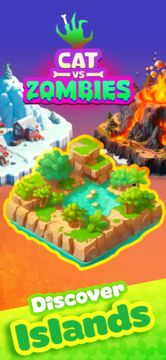 Captura de Tela do Jogo Cat vs Zombies: Survivor
