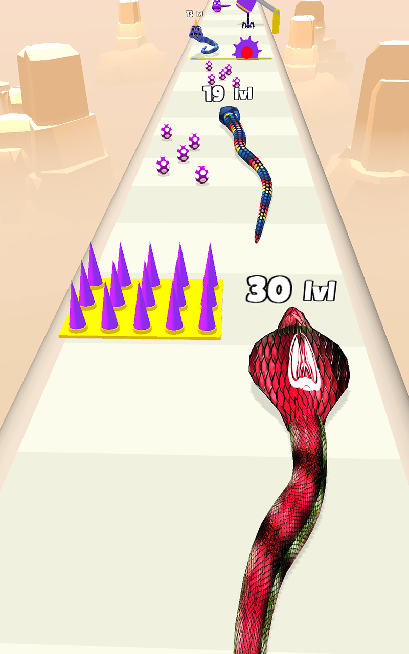 Snake Run, Merge & Evolve Game Screenshot