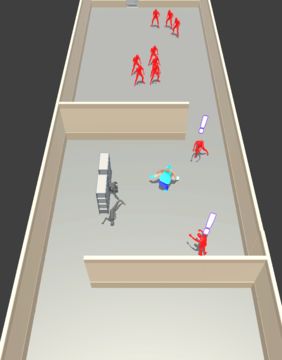 Rubber Ball Man 3D Game Screenshot