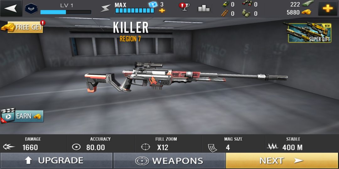 Ghost Sniper Shooter  ： Contract Killer ภาพหน้าจอเกม