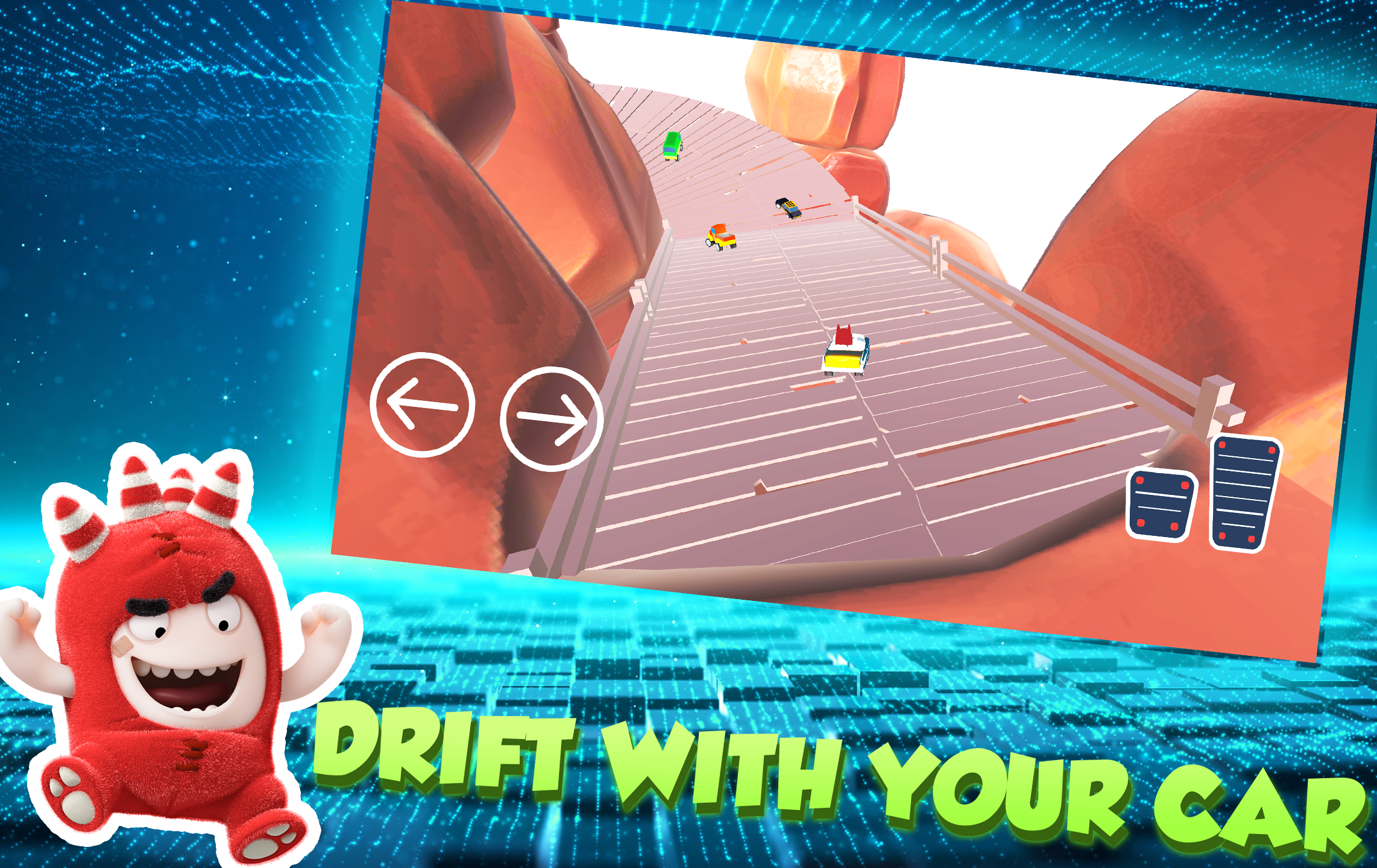 Oddbods FUN RACE Game Screenshot