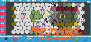 Shapes TD Game Screenshot