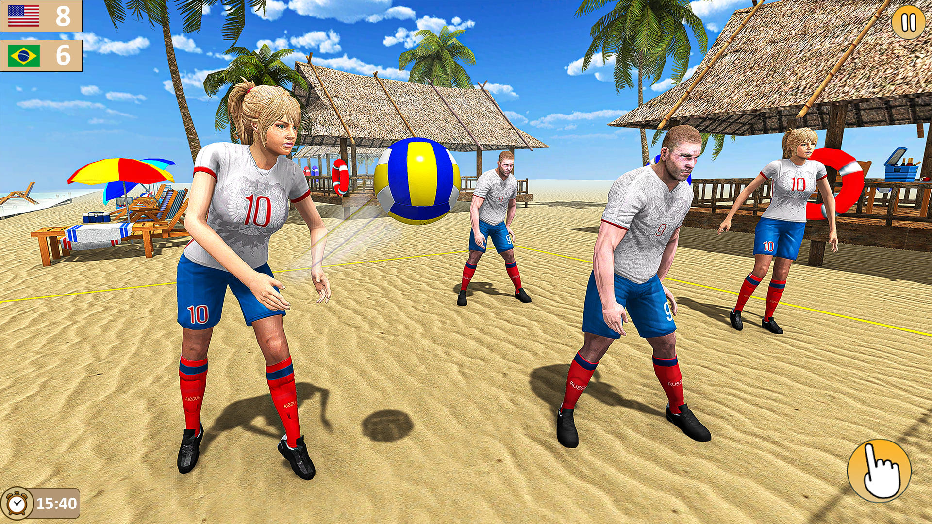 Screenshot of Volleyball 3D Champions Games