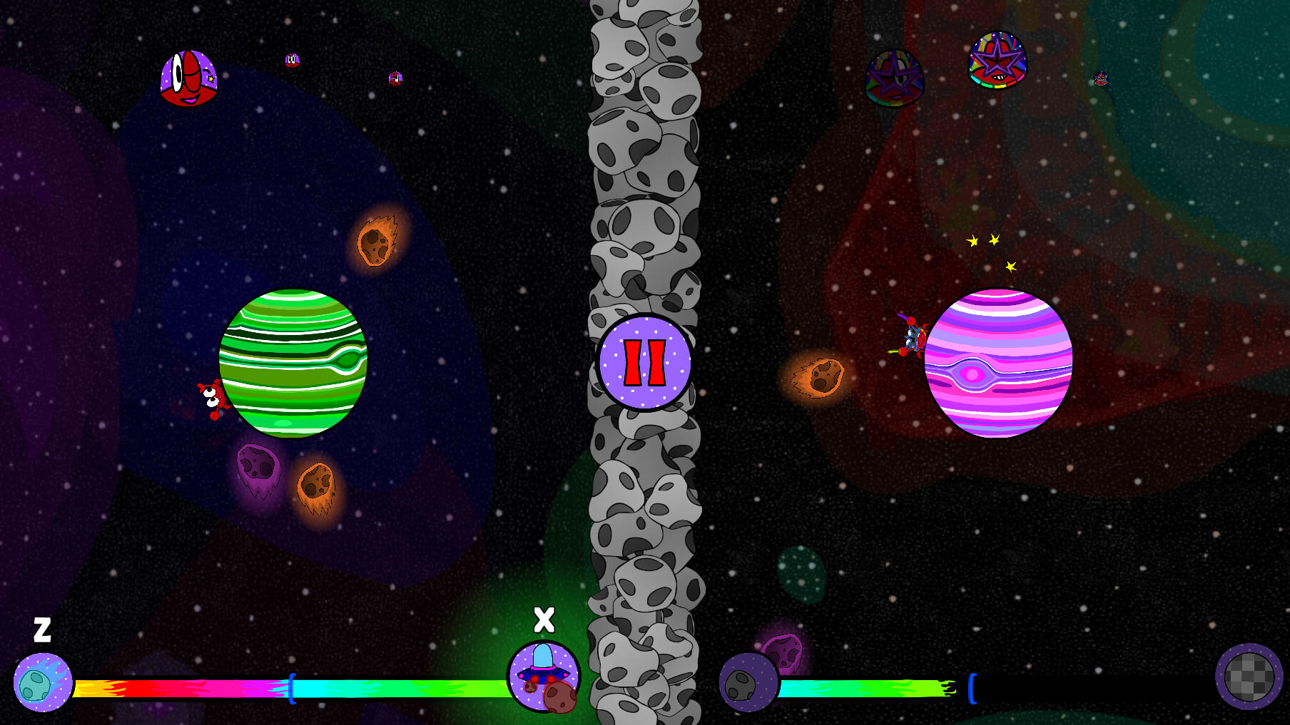 Screenshot of Space Crab VS