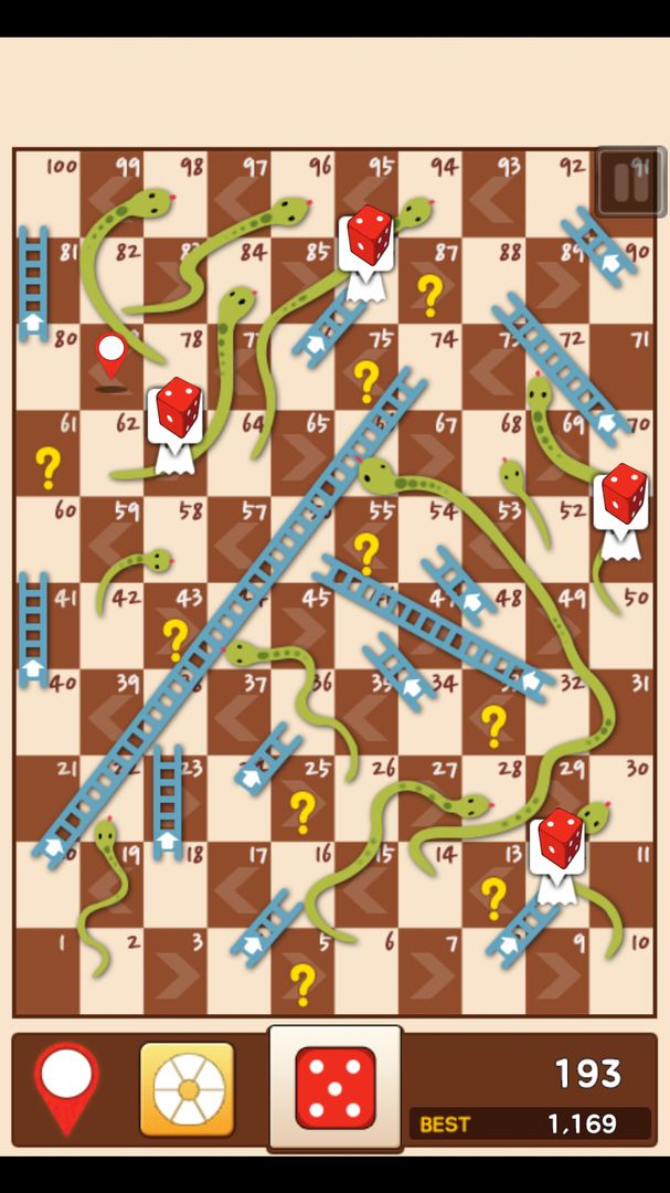 Snakes & Ladders King screenshot game