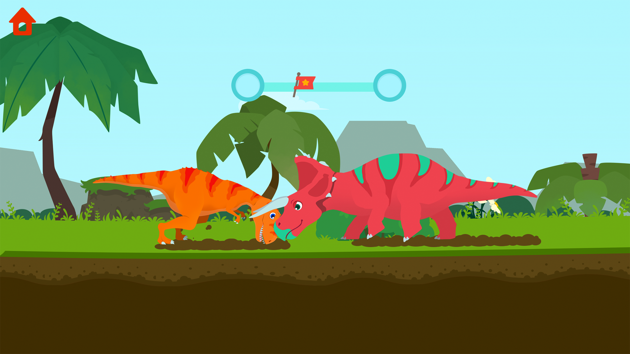 Screenshot 1 of Dinosaur Island: Mga laro para sa mga bata 1.1.1