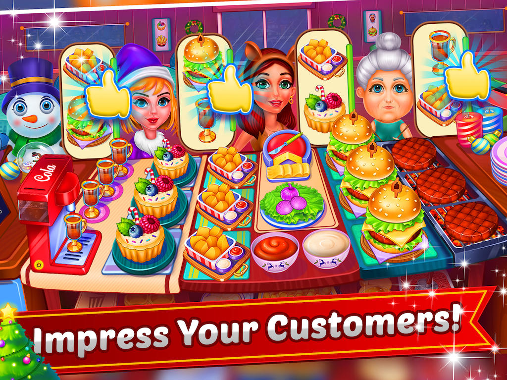 Screenshot of Christmas Diary - Cooking Game