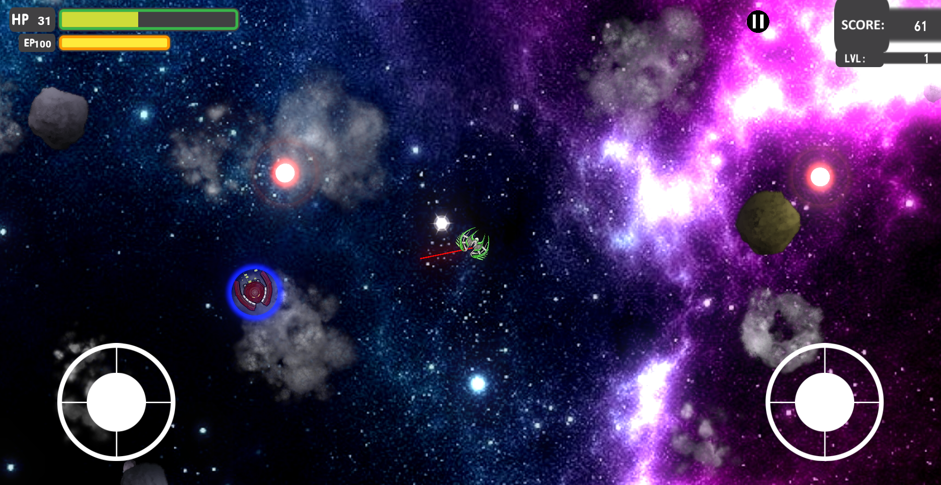 Cuplikan Layar Game SpaceShip RogueLike