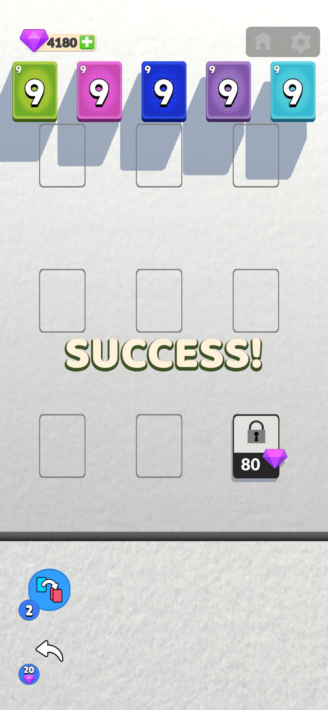 Color Solitaire 3D Game Screenshot