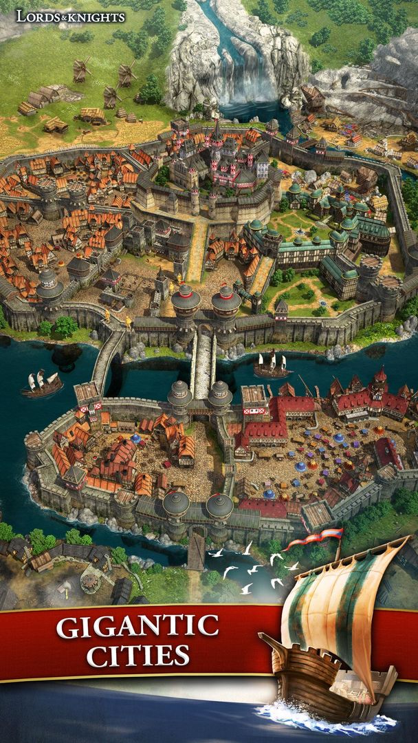 Lords & Knights - Medieval MMO ภาพหน้าจอเกม