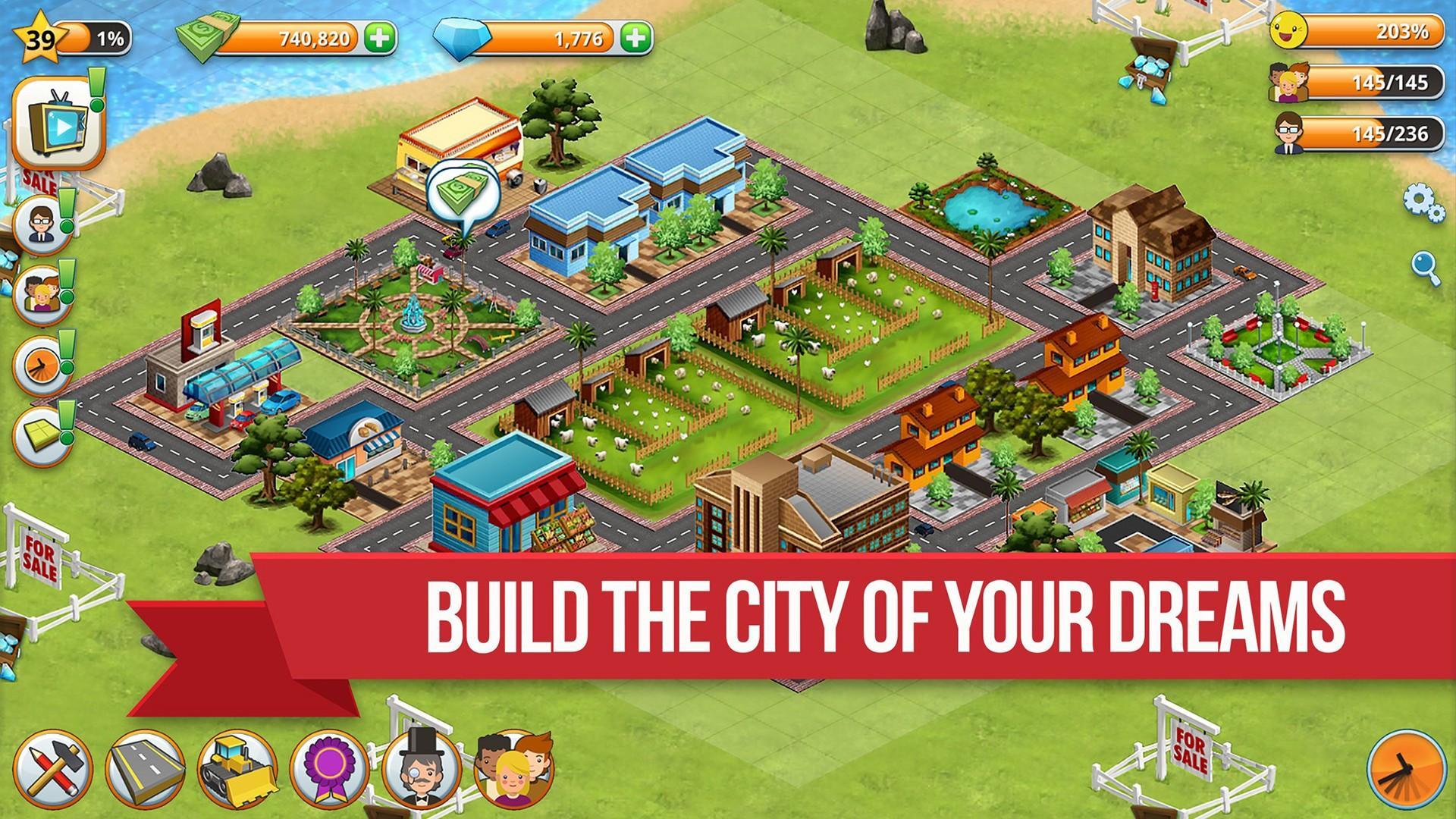 Village Island City Simulation Game Screenshot